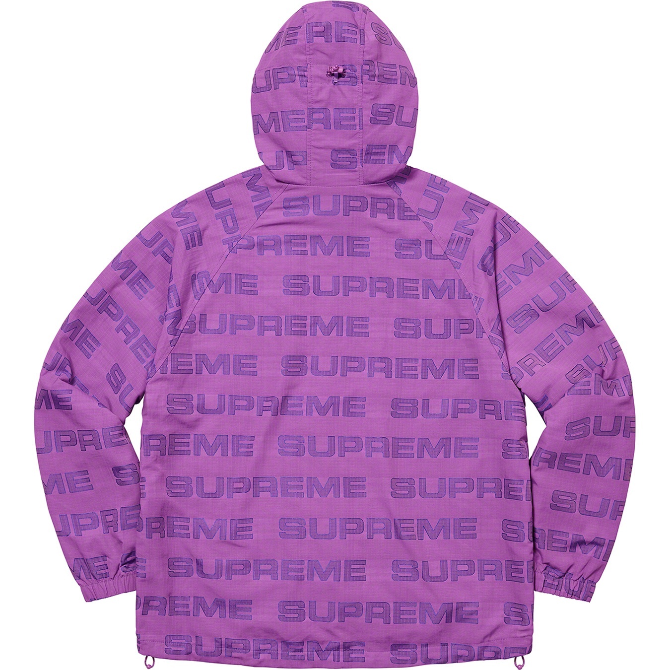 Logo Ripstop Hooded Track Jacket view 5